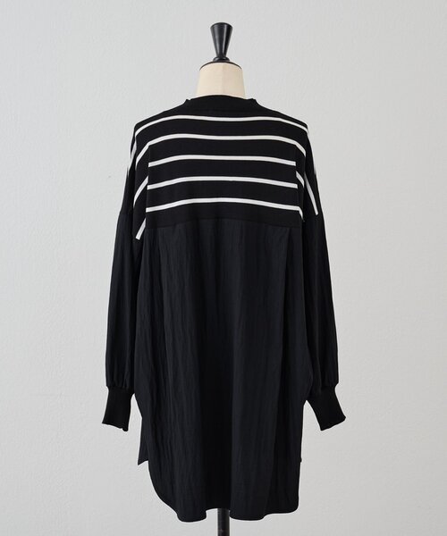 BEARDSLEY（ビアズリー）の「ボーダーニットブラウス（ニット/セーター・レディース・ブラック・FREE）」の19枚目の写真