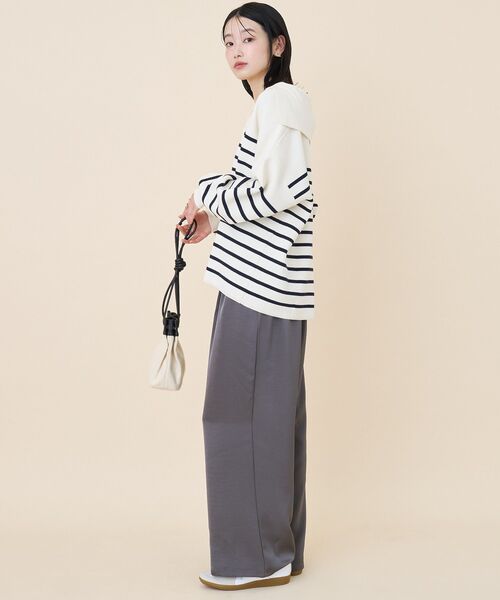 AMERICAN HOLIC（アメリカンホリック）の「セーラーカラーニットプルオーバー（ニット/セーター・レディース・ブラウン/ネイビー/アイボリー・FREE）」の16枚目の写真