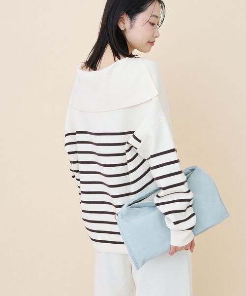 AMERICAN HOLIC（アメリカンホリック）の「セーラーカラーニットプルオーバー（ニット/セーター・レディース・ブラウン/ネイビー/アイボリー・FREE）」の21枚目の写真