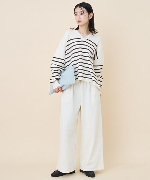 AMERICAN HOLIC（アメリカンホリック）の「セーラーカラーニットプルオーバー（ニット/セーター・レディース・ブラウン/ネイビー/アイボリー・FREE）」の22枚目の写真