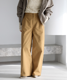 IENA（イエナ）の「コットンキャンバスバックイージーパンツ（その他パンツ）」