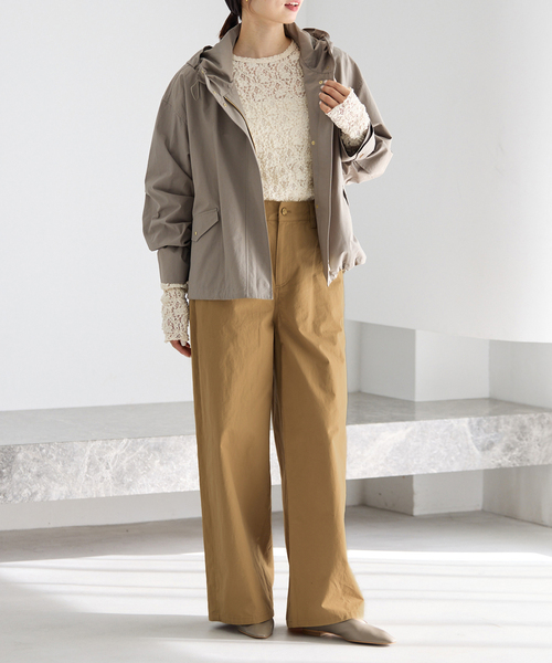 IENA（イエナ）の「コットンキャンバスバックイージーパンツ（その他パンツ・レディース・ピンク/ベージュ・34/36/38/40）」の10枚目の写真