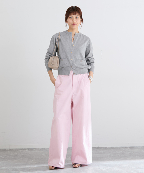 IENA（イエナ）の「コットンキャンバスバックイージーパンツ（その他パンツ・レディース・ピンク/ベージュ・34/36/38/40）」の6枚目の写真