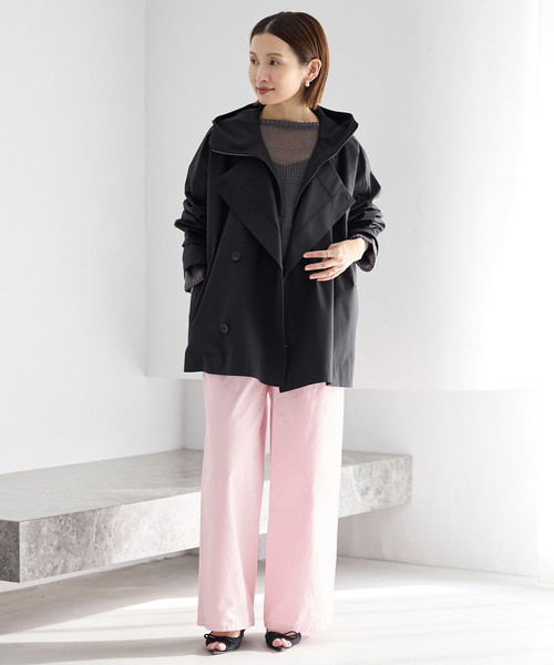 IENA（イエナ）の「コットンキャンバスバックイージーパンツ（その他パンツ・レディース・ピンク/ベージュ・34/36/38/40）」の5枚目の写真