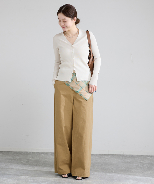 IENA（イエナ）の「コットンキャンバスバックイージーパンツ（その他パンツ・レディース・ピンク/ベージュ・34/36/38/40）」の20枚目の写真