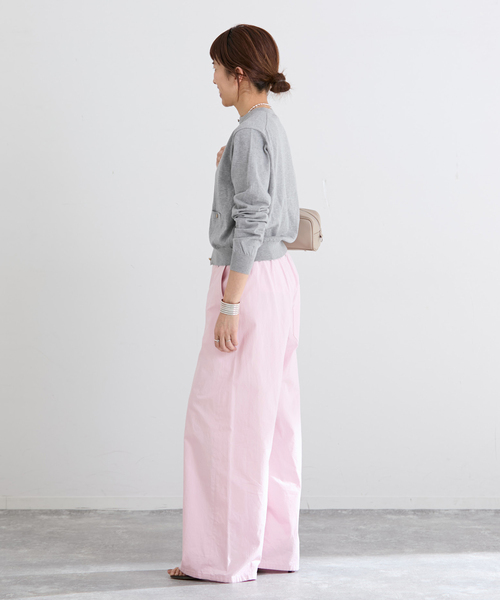 IENA（イエナ）の「コットンキャンバスバックイージーパンツ（その他パンツ・レディース・ピンク/ベージュ・34/36/38/40）」の4枚目の写真