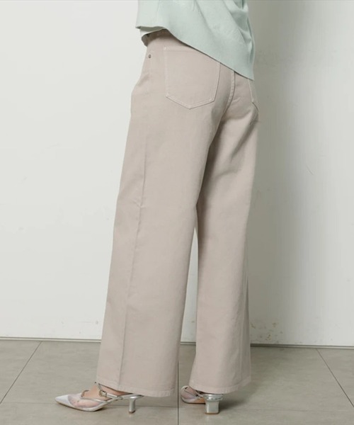 CADUNE(カデュネ)の「ワイドストレートデニム(その他パンツ・レディース・ライトブルー/ホワイト/ベージュ・38/36/34)」の17枚目の写真