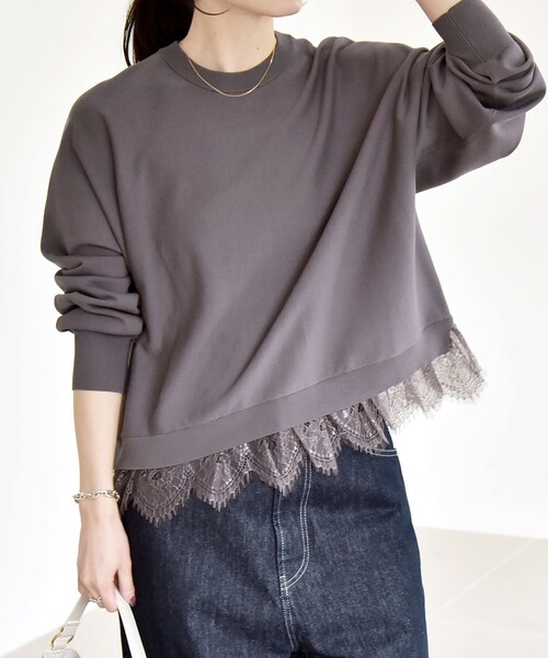 グレース♡ドルマンレース レースドルマンニットトップ / GRACE CONTINENTAL | GRACE CONTINENTAL