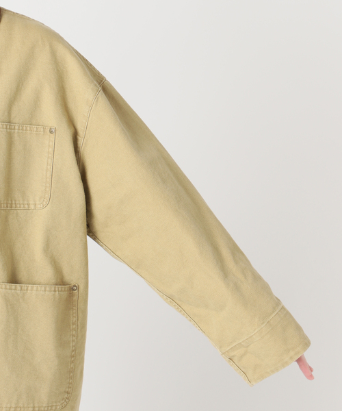 journal standard L'essage（ジャーナルスタンダードレサージュ）の「Duck フィールドジャケット（ミリタリージャケット・レディース・ベージュ・FREE）」の12枚目の写真