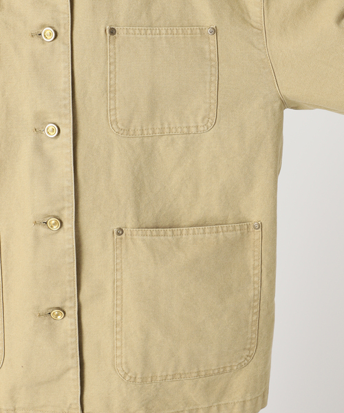 journal standard L'essage（ジャーナルスタンダードレサージュ）の「Duck フィールドジャケット（ミリタリージャケット・レディース・ベージュ・FREE）」の15枚目の写真