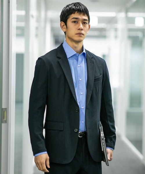 NANO universe（ナノユニバース）の「【Begin 5月号掲載 XLサイズ追加】 ｢Damerino Pack｣for Jet Setter ブークレージャージセットアップ（セットアップ・メンズ・ネイビー/チャコール/ブラウン/グレー系その他4・S/M/L/XL）」の15枚目の写真