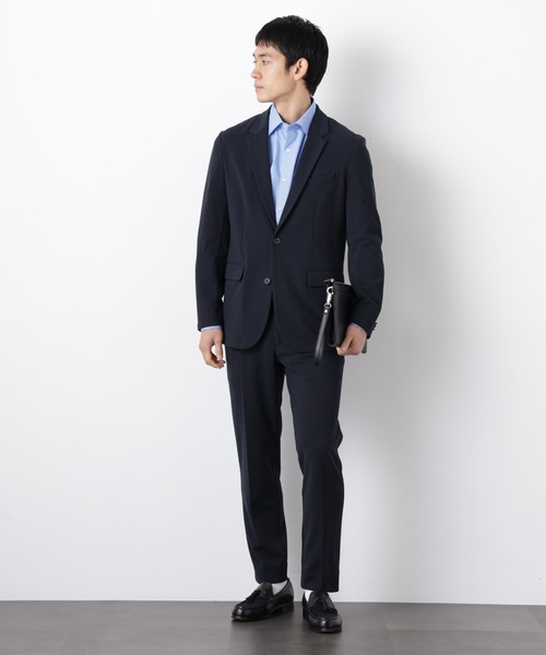 NANO universe（ナノユニバース）の「【Begin 5月号掲載 XLサイズ追加】 ｢Damerino Pack｣for Jet Setter ブークレージャージセットアップ（セットアップ・メンズ・ネイビー/チャコール/ブラウン/グレー系その他4・S/M/L/XL）」の20枚目の写真