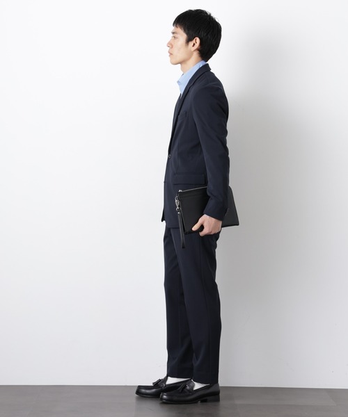 NANO universe（ナノユニバース）の「【Begin 5月号掲載 XLサイズ追加】 ｢Damerino Pack｣for Jet Setter ブークレージャージセットアップ（セットアップ・メンズ・ネイビー/チャコール/ブラウン/グレー系その他4・S/M/L/XL）」の22枚目の写真