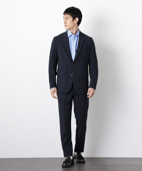 NANO universe（ナノユニバース）の「【Begin 5月号掲載 XLサイズ追加】 ｢Damerino Pack｣for Jet Setter ブークレージャージセットアップ（セットアップ・メンズ・ネイビー/チャコール/ブラウン/グレー系その他4・S/M/L/XL）」の19枚目の写真