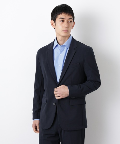 NANO universe（ナノユニバース）の「【Begin 5月号掲載 XLサイズ追加】 ｢Damerino Pack｣for Jet Setter ブークレージャージセットアップ（セットアップ・メンズ・ネイビー/チャコール/ブラウン/グレー系その他4・S/M/L/XL）」の17枚目の写真