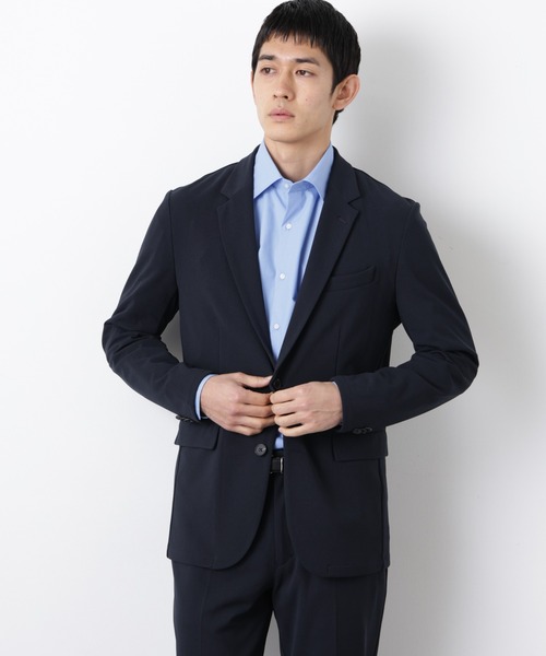 NANO universe（ナノユニバース）の「【Begin 5月号掲載 XLサイズ追加】 ｢Damerino Pack｣for Jet Setter ブークレージャージセットアップ（セットアップ・メンズ・ネイビー/チャコール/ブラウン/グレー系その他4・S/M/L/XL）」の16枚目の写真