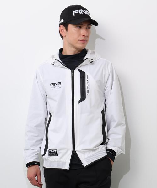 PING APPAREL】2WAY撥水フルジップフーディーブルゾン（ブルゾン