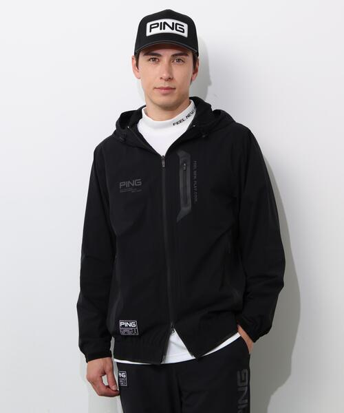 PING APPAREL】2WAY撥水フルジップフーディーブルゾン（ブルゾン