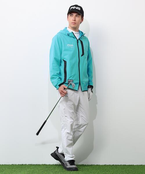 PING APPAREL】2WAY撥水フルジップフーディーブルゾン（ブルゾン