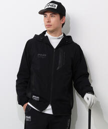 PING（ピン）の「【PING APPAREL】2WAY撥水フルジップフーディーブルゾン（ブルゾン）」