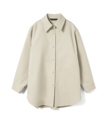 mizuiroind | mizuiro ind ダブルクロスワイドシャツブルゾン(その他アウター)