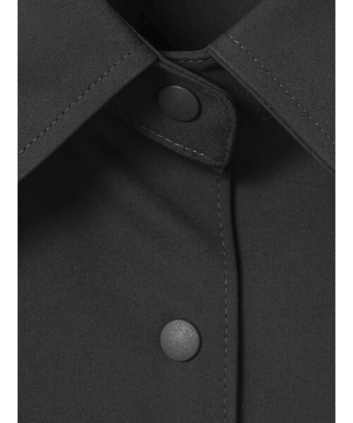 mizuiroind(ミズイロインド)の「mizuiro ind ダブルクロスワイドシャツブルゾン(その他アウター・レディース・チャコールグレー/ブラック/サンドベージュ・FREE)」の7枚目の写真