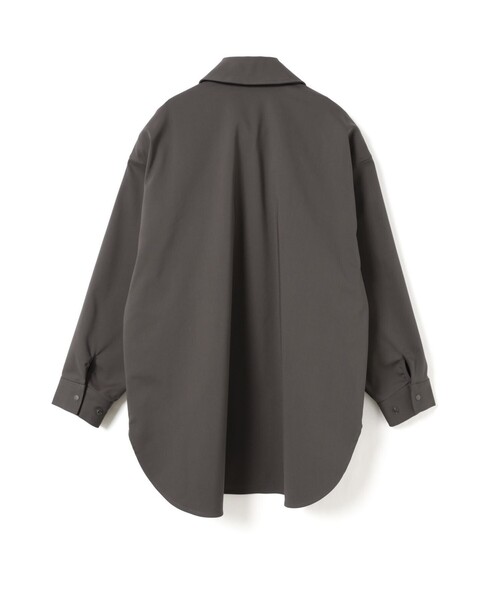 mizuiroind(ミズイロインド)の「mizuiro ind ダブルクロスワイドシャツブルゾン(その他アウター・レディース・チャコールグレー/ブラック/サンドベージュ・FREE)」の20枚目の写真