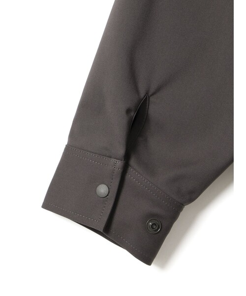 mizuiroind(ミズイロインド)の「mizuiro ind ダブルクロスワイドシャツブルゾン(その他アウター・レディース・チャコールグレー/ブラック/サンドベージュ・FREE)」の22枚目の写真