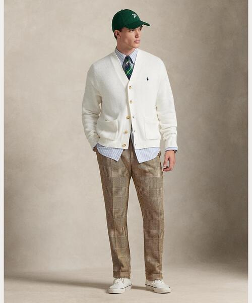 POLO RALPH LAUREN（ポロ ラルフ ローレン）の「リラックス フィット コットン カーディガン（カーディガン/ボレロ・メンズ・ホワイト・S/M/L）」の6枚目の写真