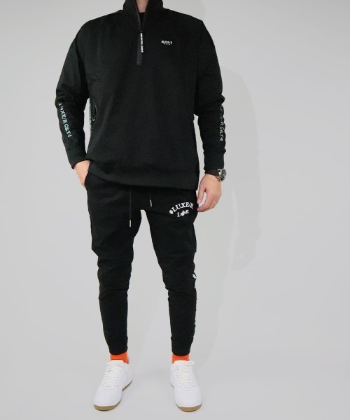 LUXE/R GOLF(ラグジュ ゴルフ)の「(RM)【LUXE/R GOLF】ストレッチ ブロード メッシュ切替え スタンド ハーフZIP(ナイロンジャケット・メンズ・ベージュ系/カーキ系/ブラック/チャコールグレー・LARGE/X-LARGE/MEDIUM)」の13枚目の写真