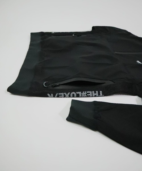 LUXE/R GOLF(ラグジュ ゴルフ)の「(RM)【LUXE/R GOLF】ストレッチ ブロード メッシュ切替え スタンド ハーフZIP(ナイロンジャケット・メンズ・ベージュ系/カーキ系/ブラック/チャコールグレー・LARGE/X-LARGE/MEDIUM)」の10枚目の写真