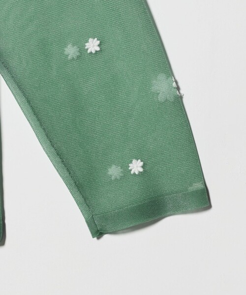 6(ロク)の「<6(ROKU)>シアー エンブロイダリー シャツ(カーディガン/ボレロ・レディース・ケリーグリーン・FREE)」の7枚目の写真