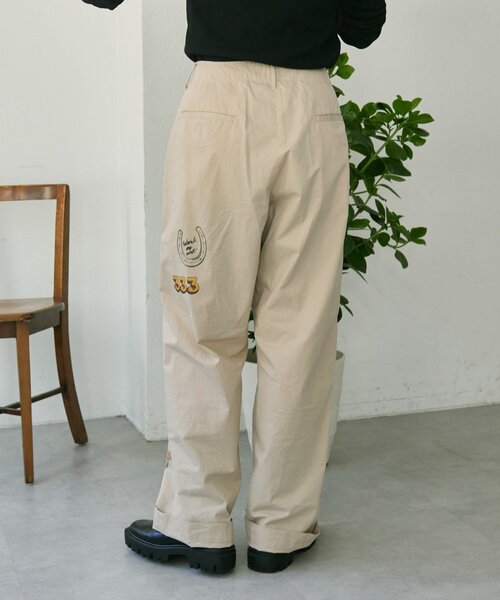 ear PAPILLONNER（イアパピヨネ）の「Kendai×SUM1 STYLE別注パンツ26【SUM1 STYLE】（その他パンツ・レディース・ブルー/ベージュ・FREE）」の15枚目の写真