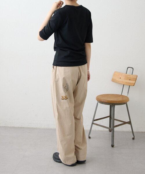 ear PAPILLONNER（イアパピヨネ）の「Kendai×SUM1 STYLE別注パンツ26【SUM1 STYLE】（その他パンツ・レディース・ブルー/ベージュ・FREE）」の12枚目の写真