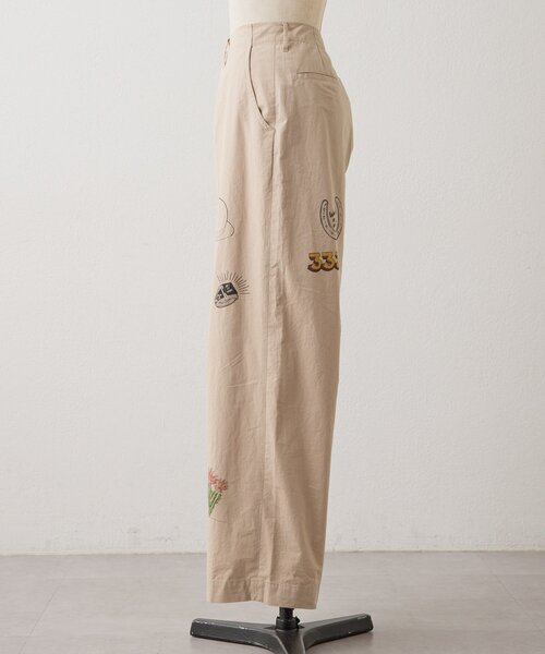 ear PAPILLONNER(イアパピヨネ)の「Kendai×SUM1 STYLE別注パンツ26【SUM1 STYLE】(その他パンツ・レディース・ブルー/ベージュ・FREE)」の22枚目の写真