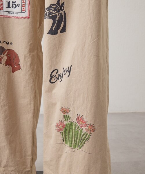 ear PAPILLONNER(イアパピヨネ)の「Kendai×SUM1 STYLE別注パンツ26【SUM1 STYLE】(その他パンツ・レディース・ブルー/ベージュ・FREE)」の15枚目の写真