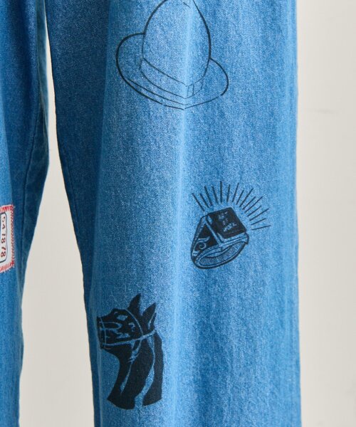 ear PAPILLONNER（イアパピヨネ）の「Kendai×SUM1 STYLE別注パンツ26【SUM1 STYLE】（その他パンツ・レディース・ブルー/ベージュ・FREE）」の22枚目の写真