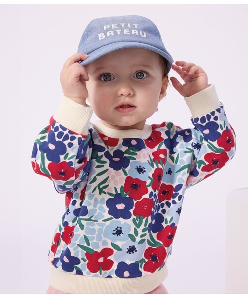 PETIT BATEAU｜プチバトーのトップス（花柄・ボタニカル柄）通販