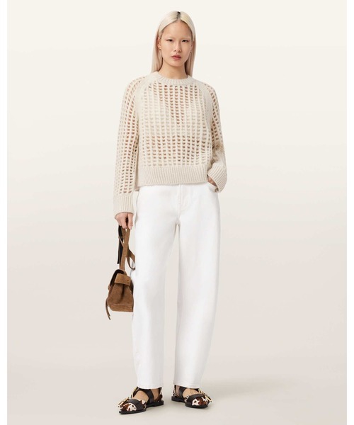 ALLSAINTS(オールセインツ)の「SUNIVA WOOL JUMPER | SUNIVA ウール ニット・セーター(ニット/セーター・レディース・ホワイト・S/XS)」の4枚目の写真