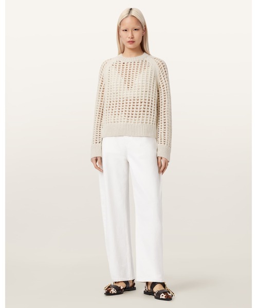 ALLSAINTS(オールセインツ)の「SUNIVA WOOL JUMPER | SUNIVA ウール ニット・セーター(ニット/セーター・レディース・ホワイト・S/XS)」の6枚目の写真