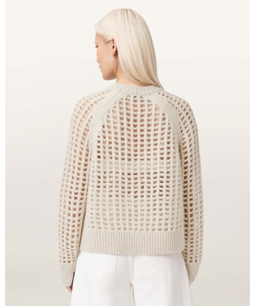 ALLSAINTS(オールセインツ)の「SUNIVA WOOL JUMPER | SUNIVA ウール ニット・セーター(ニット/セーター・レディース・ホワイト・S/XS)」の9枚目の写真