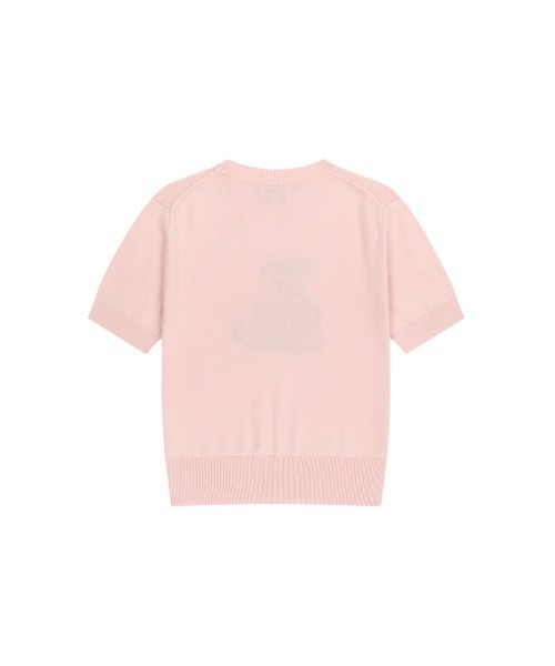 MARITHE + FRANCOIS GIRBAUD(マリテフランソワジルボー)の「W DOODLE BEAR HALF KNIT PULLOVER(ニット/セーター・レディース・ライトピンク/アイボリー/ネイビー・MEDIUM/SMALL)」の16枚目の写真