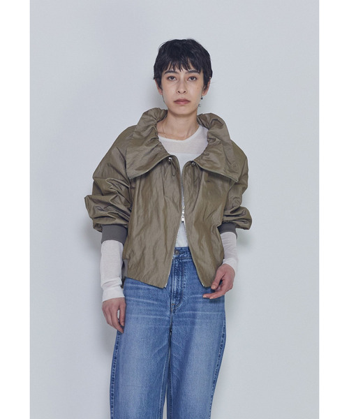 1er Arrondissement(プルミエアロンディスモン)の「Gruppocinqueメモリーツイルブルゾン(その他アウター・レディース・カーキ・38/36)」の1枚目の写真