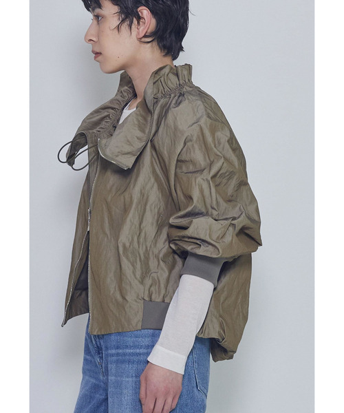 1er Arrondissement(プルミエアロンディスモン)の「Gruppocinqueメモリーツイルブルゾン(その他アウター・レディース・カーキ・38/36)」の3枚目の写真