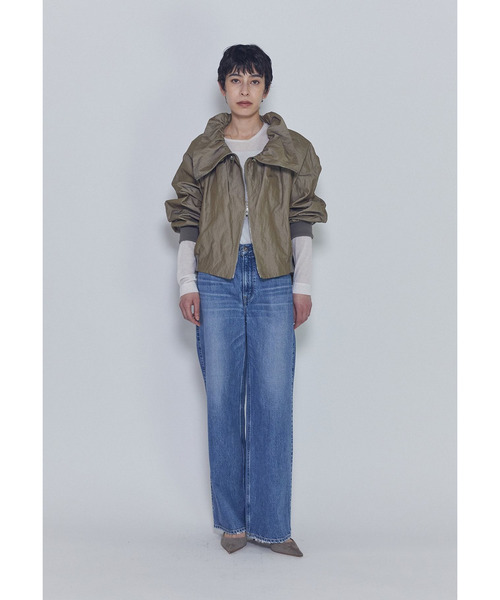 1er Arrondissement(プルミエアロンディスモン)の「Gruppocinqueメモリーツイルブルゾン(その他アウター・レディース・カーキ・38/36)」の4枚目の写真