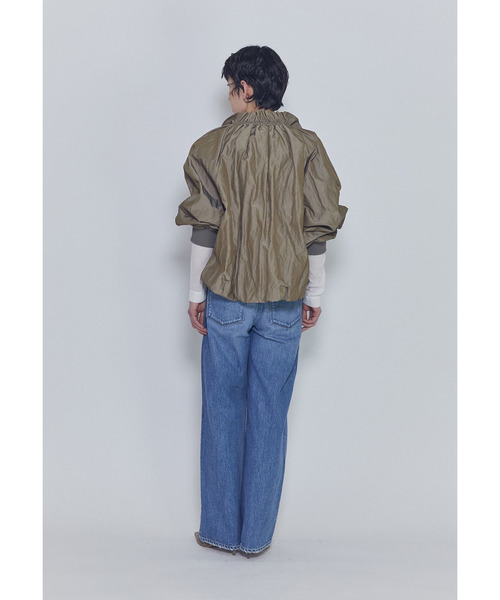 1er Arrondissement(プルミエアロンディスモン)の「Gruppocinqueメモリーツイルブルゾン(その他アウター・レディース・カーキ・38/36)」の5枚目の写真
