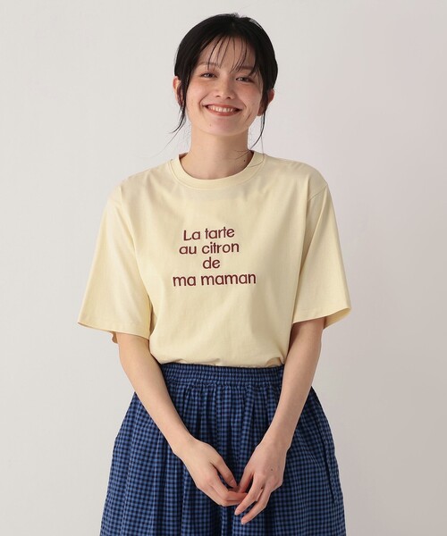 セール】MON JOURNALタイポグラフィープリントTシャツ（Tシャツ