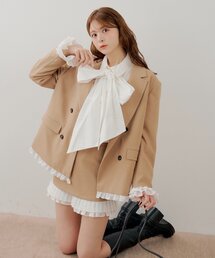 ジャケット/アウター（ベージュ系・フリル）ファッション通販 - ZOZOTOWN