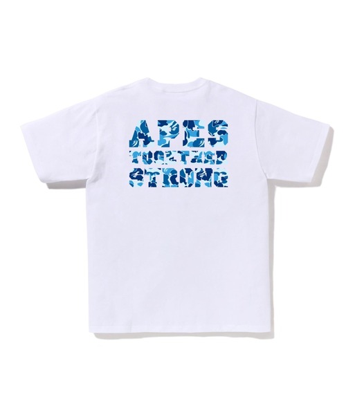 A BATHING APE(アベイシングエイプ)の「ABC CAMO COLLEGE ATS TEE(Tシャツ/カットソー・メンズ・ブラック×グリーン/ホワイト×ブルー/ホワイト×グリーン/ホワイト×ピンク/ブラック×ピンク/ブラック×ブルー・MEDIUM/LARGE/XXX-LARGE/XX-LARGE/SMALL/X-LARGE)」の8枚目の写真