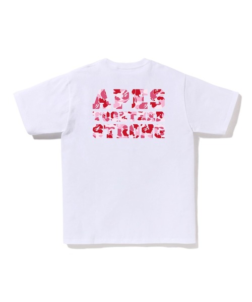 A BATHING APE(アベイシングエイプ)の「ABC CAMO COLLEGE ATS TEE(Tシャツ/カットソー・メンズ・ブラック×グリーン/ホワイト×ブルー/ホワイト×グリーン/ホワイト×ピンク/ブラック×ピンク/ブラック×ブルー・MEDIUM/LARGE/XXX-LARGE/XX-LARGE/SMALL/X-LARGE)」の9枚目の写真